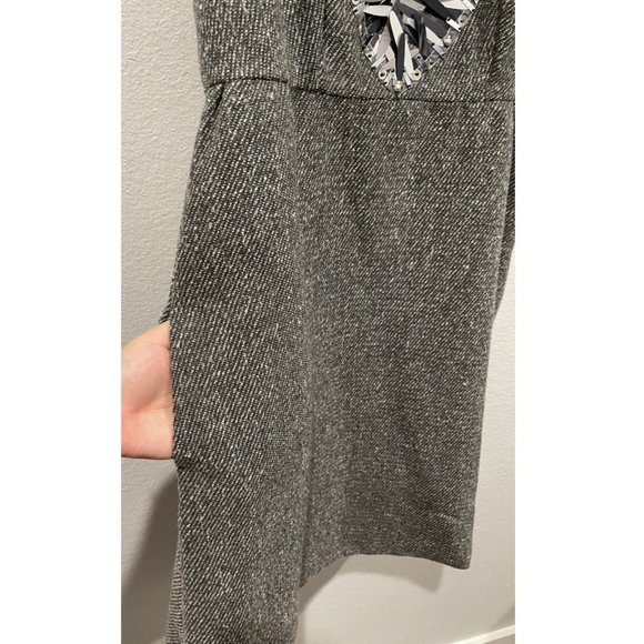 ANNA SUI Boucle Shift Wool Blend Mini Dress - Picture 7 of 9